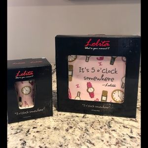 Never been used Lolita It’s 5 o’ clock somewhere. Dish set